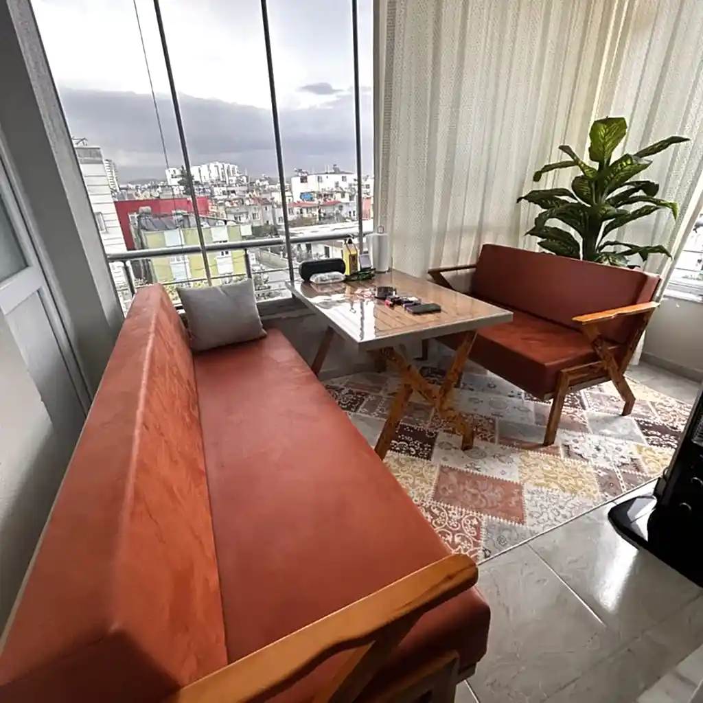 Mersin Tarsus Balkon Minderi Yapımı ve Sünger Yenileme – VIPKANEPE teslimatı