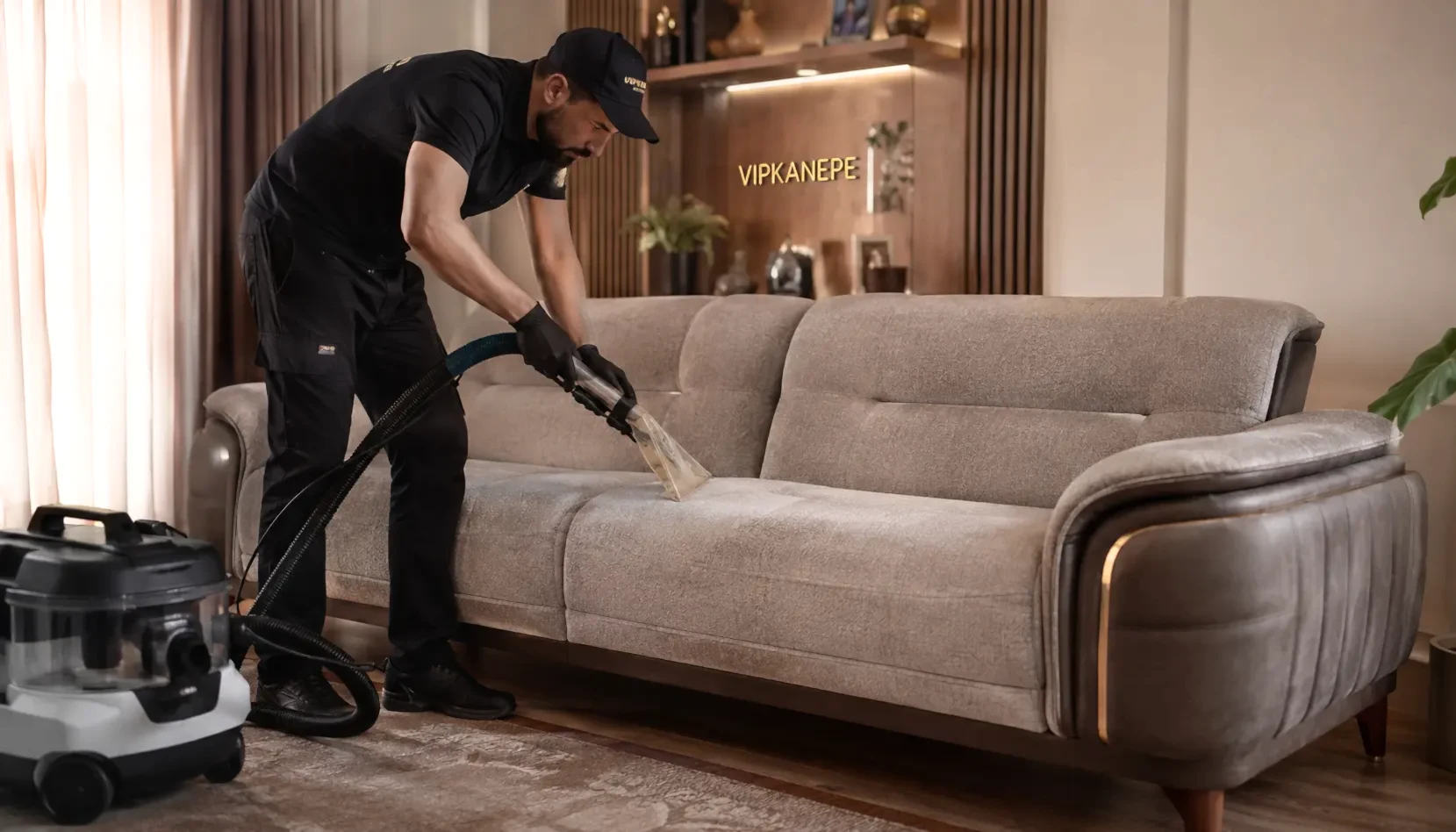 VIPKANEPE profesyonel koltuk yıkama süreci